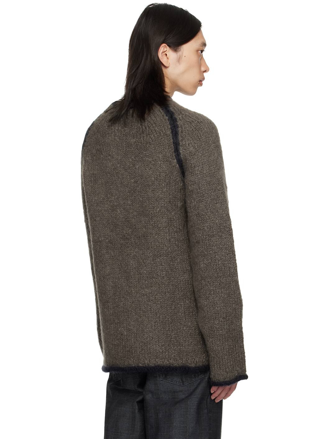 Gray Rider Roundneck Sweater - 3