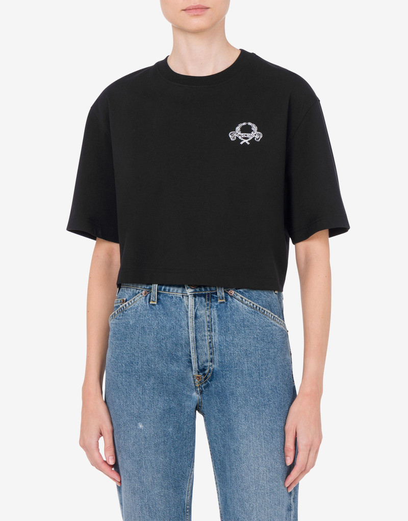 CROPPED T-SHIRT LAUREL CROWN 로고 1