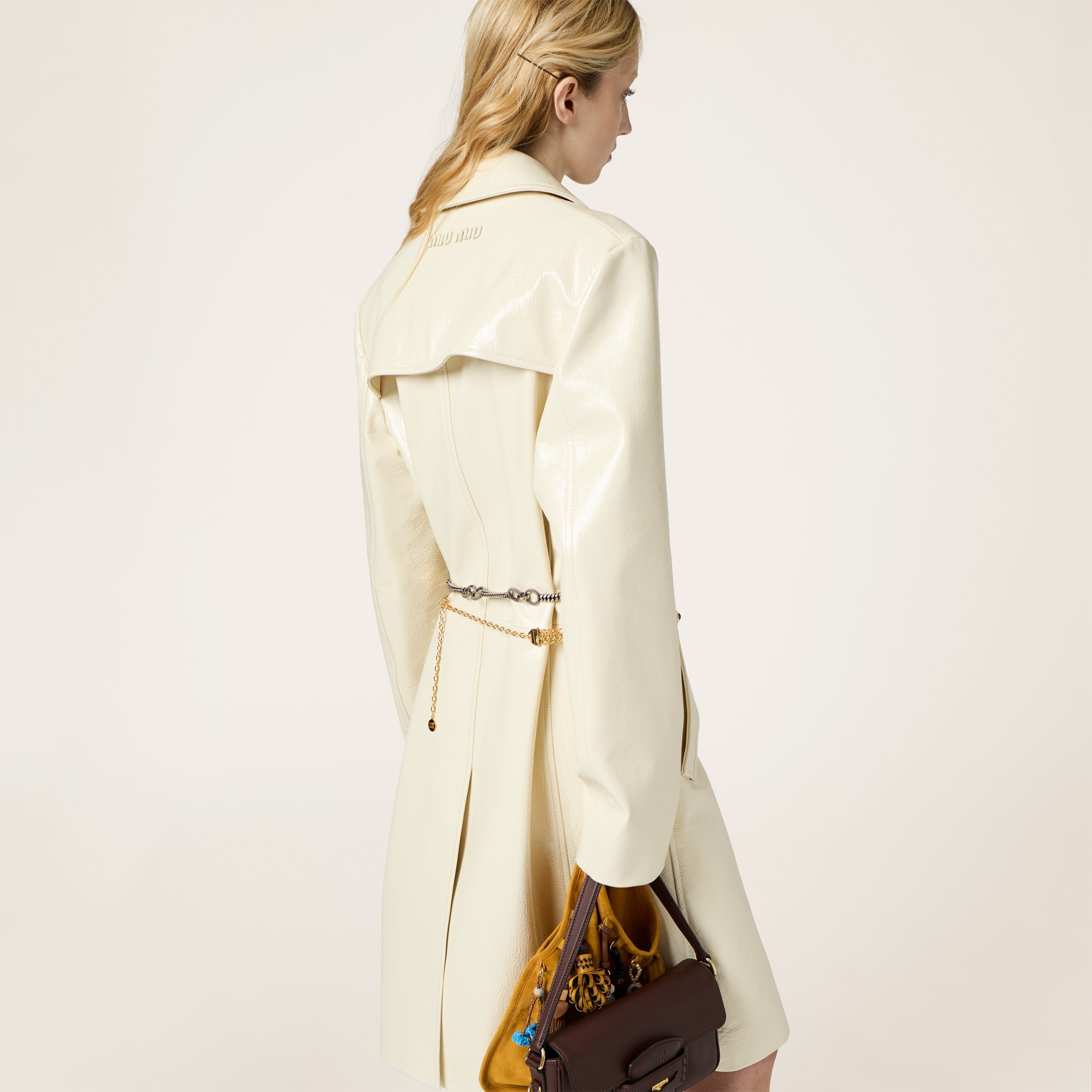 Double-breasted naplak coat - 6