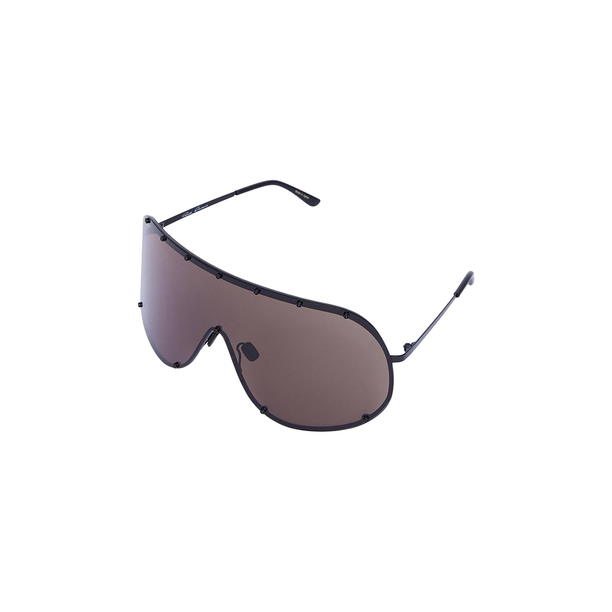 Rick Owens Shield Sunglasses 'Black Temple' - 2