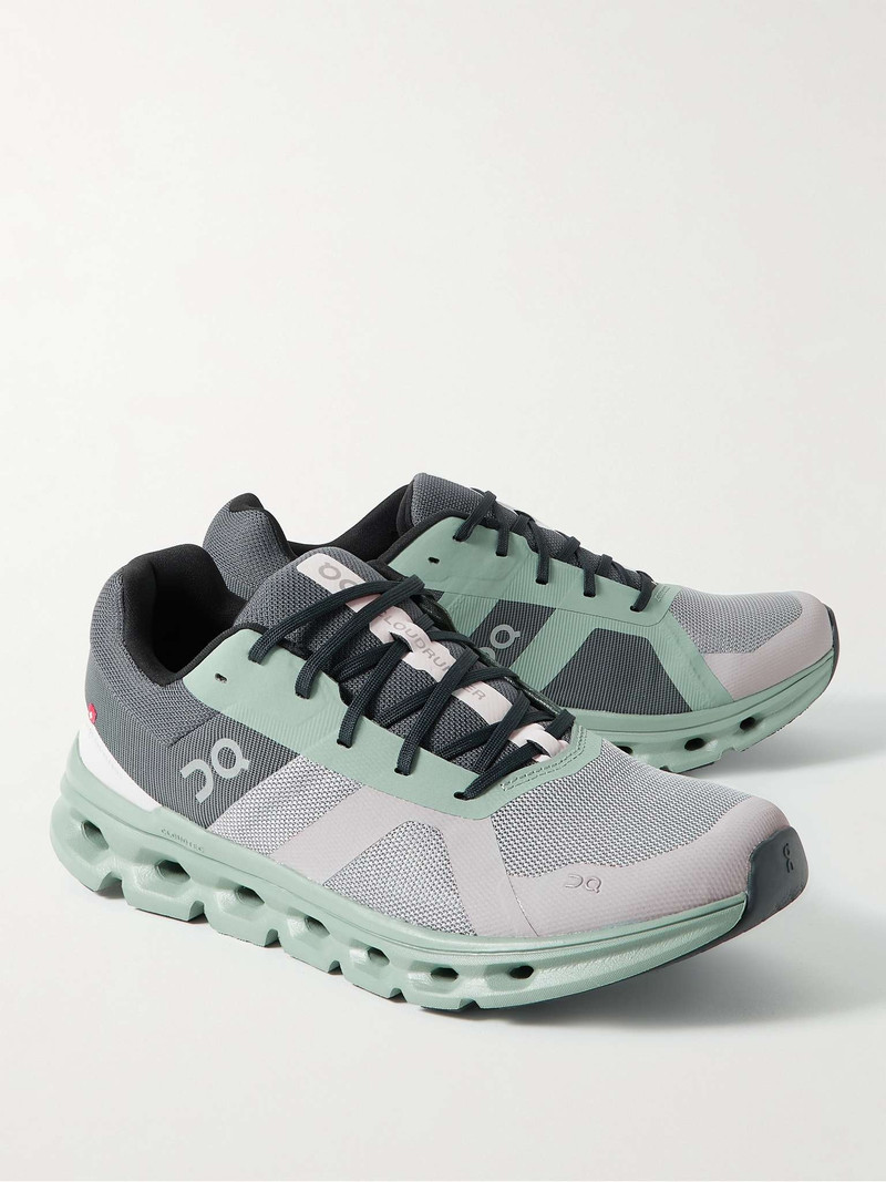 Cloudrunner Rubber-Trimmed Mesh Running Sneakers 4