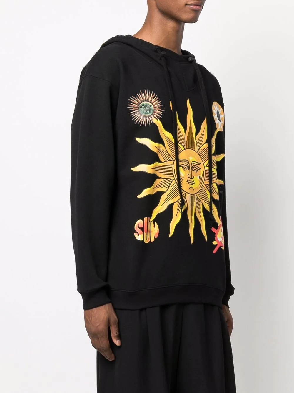 graphic-print pullover hoodie - 3