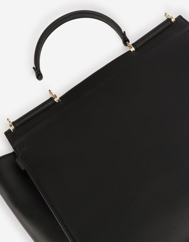 Soft Sicily bag with logoed and enamelled plaque 3