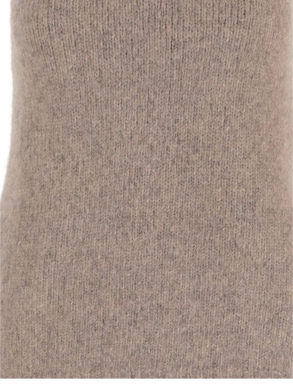 high-neck ribbed-hem sweater - 3