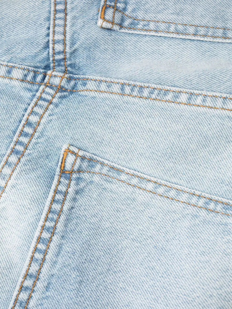 cropped denim jeans 7