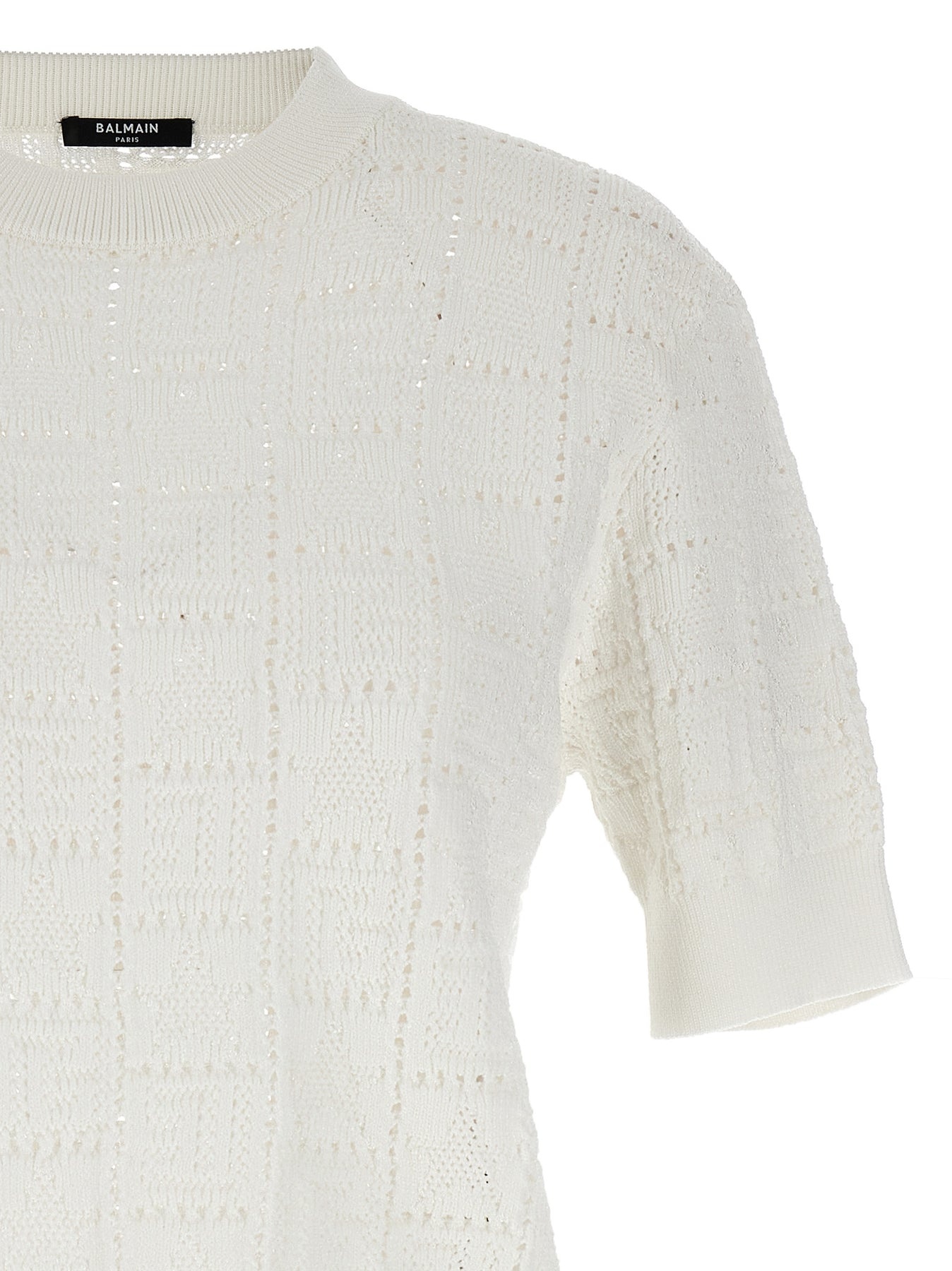 Monogramma Sweater, Cardigans White - 3