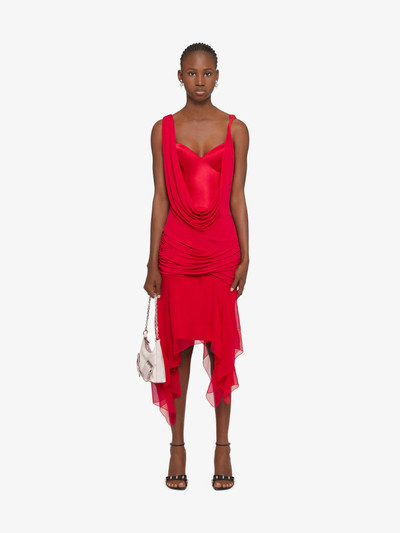 Givenchy DRAPED DRESS IN SATIN, JERSEY AND MOUSSELINE outlook