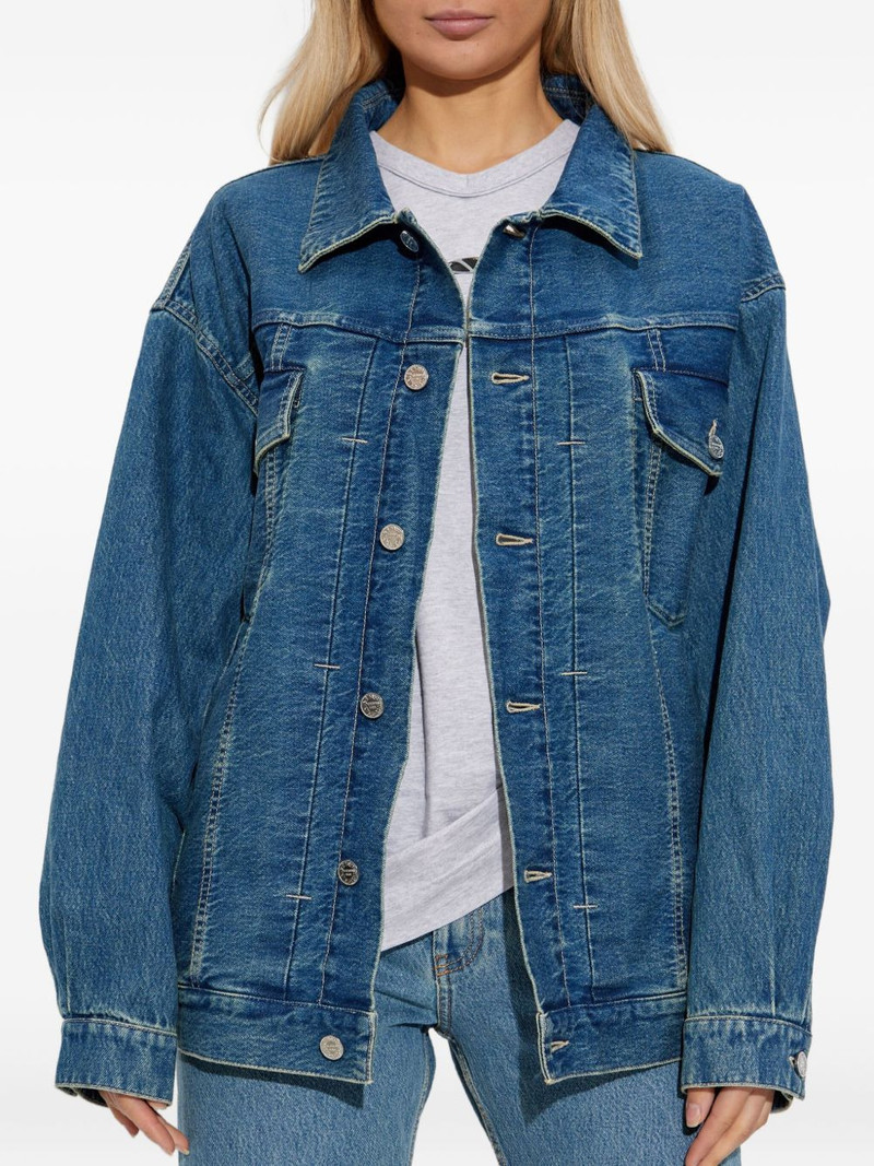 button-fastening flap-pocket denim jacket 3
