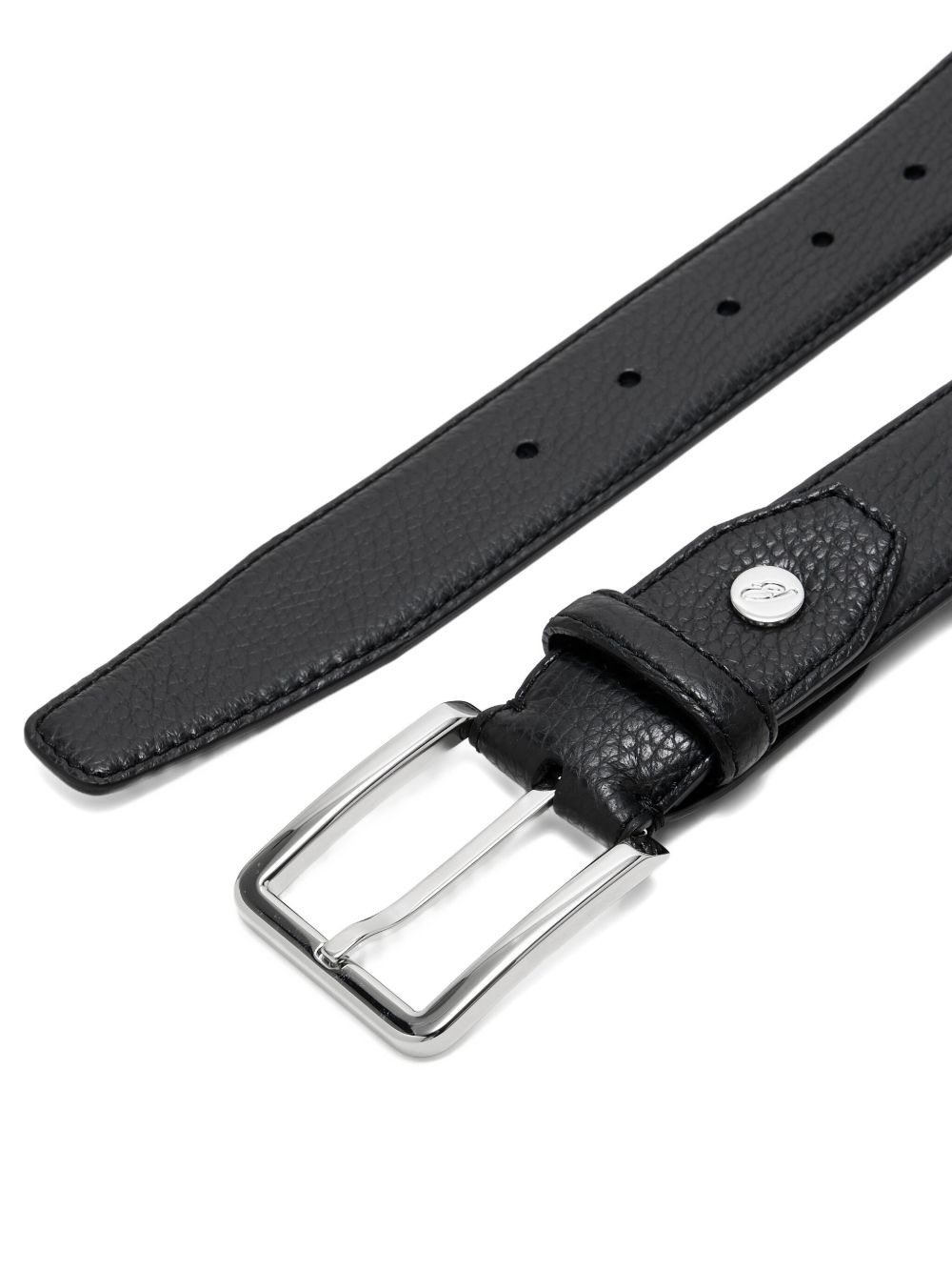 pebble-leather belt - 3
