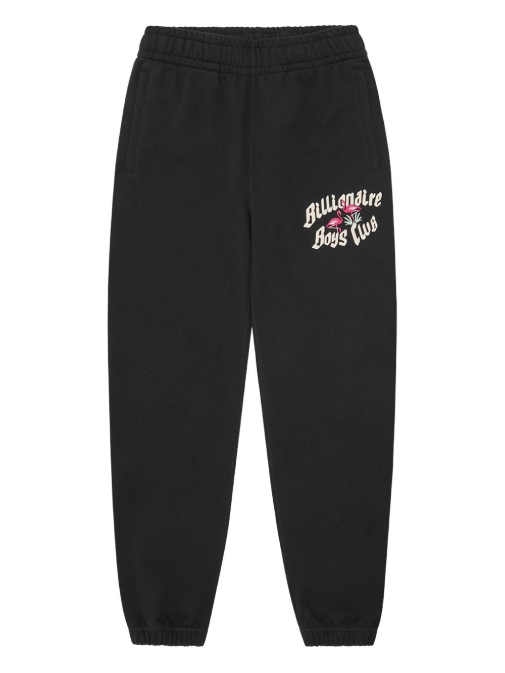 EMBROIDERED-MOTIF TRACK PANTS - 1