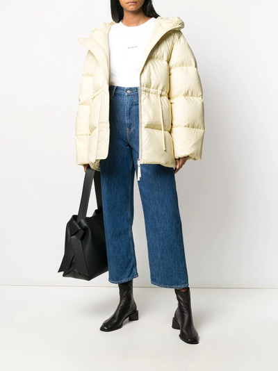 Acne Studios hooded puffer coat outlook