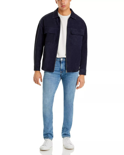 FRAME L'Homme Skinny Jeans in North Island Blue outlook