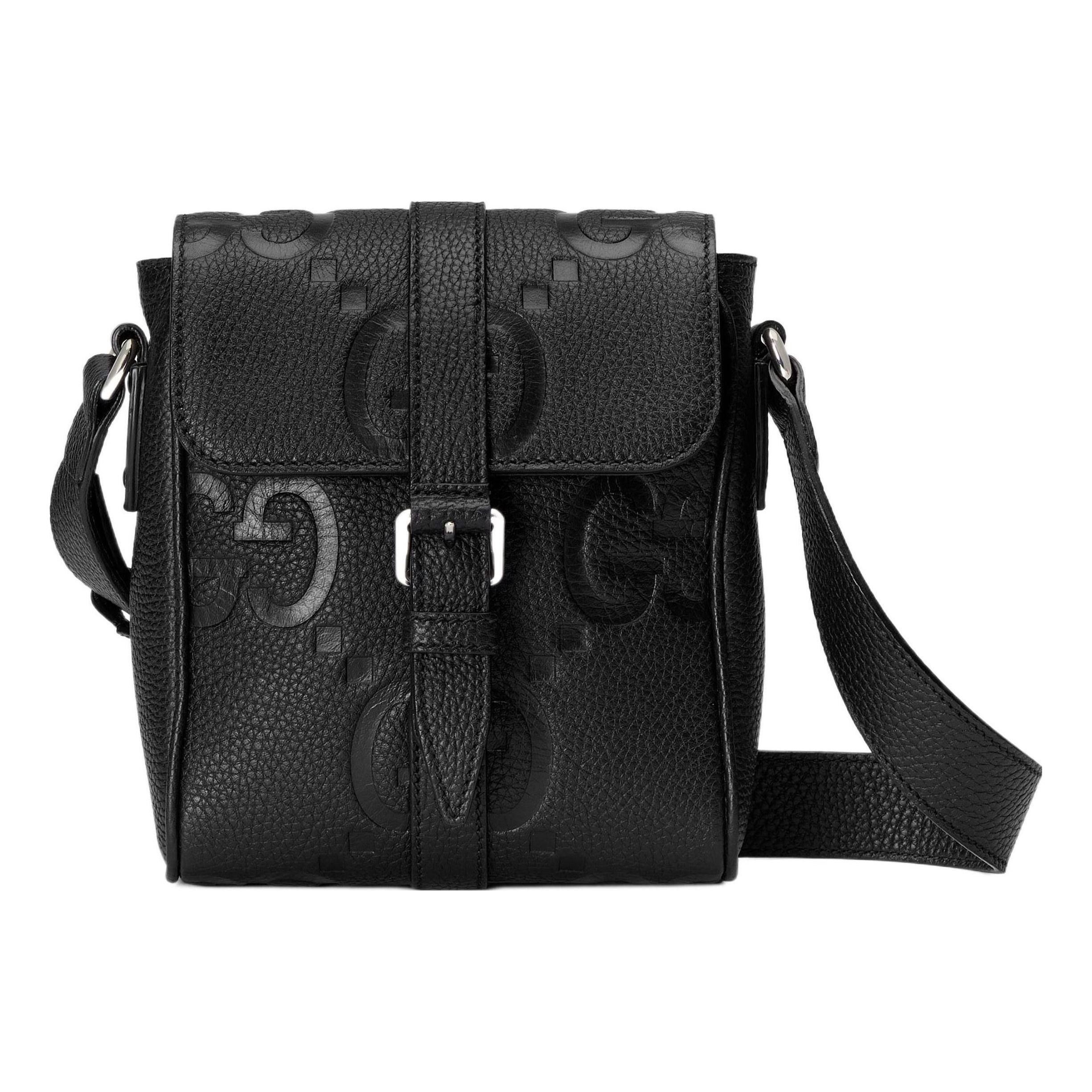 Gucci Jumbo GG Small Messenger Bag 'Black' 760235-AABY0-1000 - 1