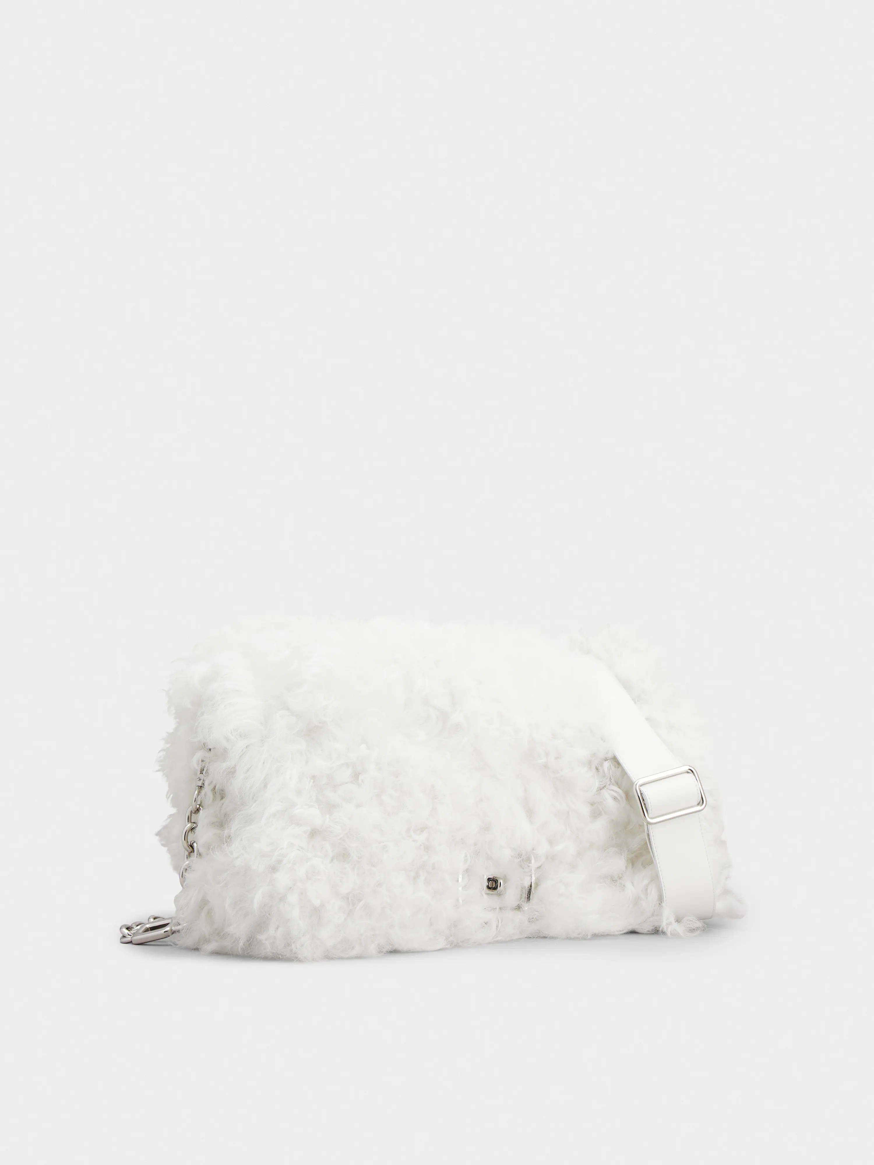Viv' Choc Large Bag in fur - 3