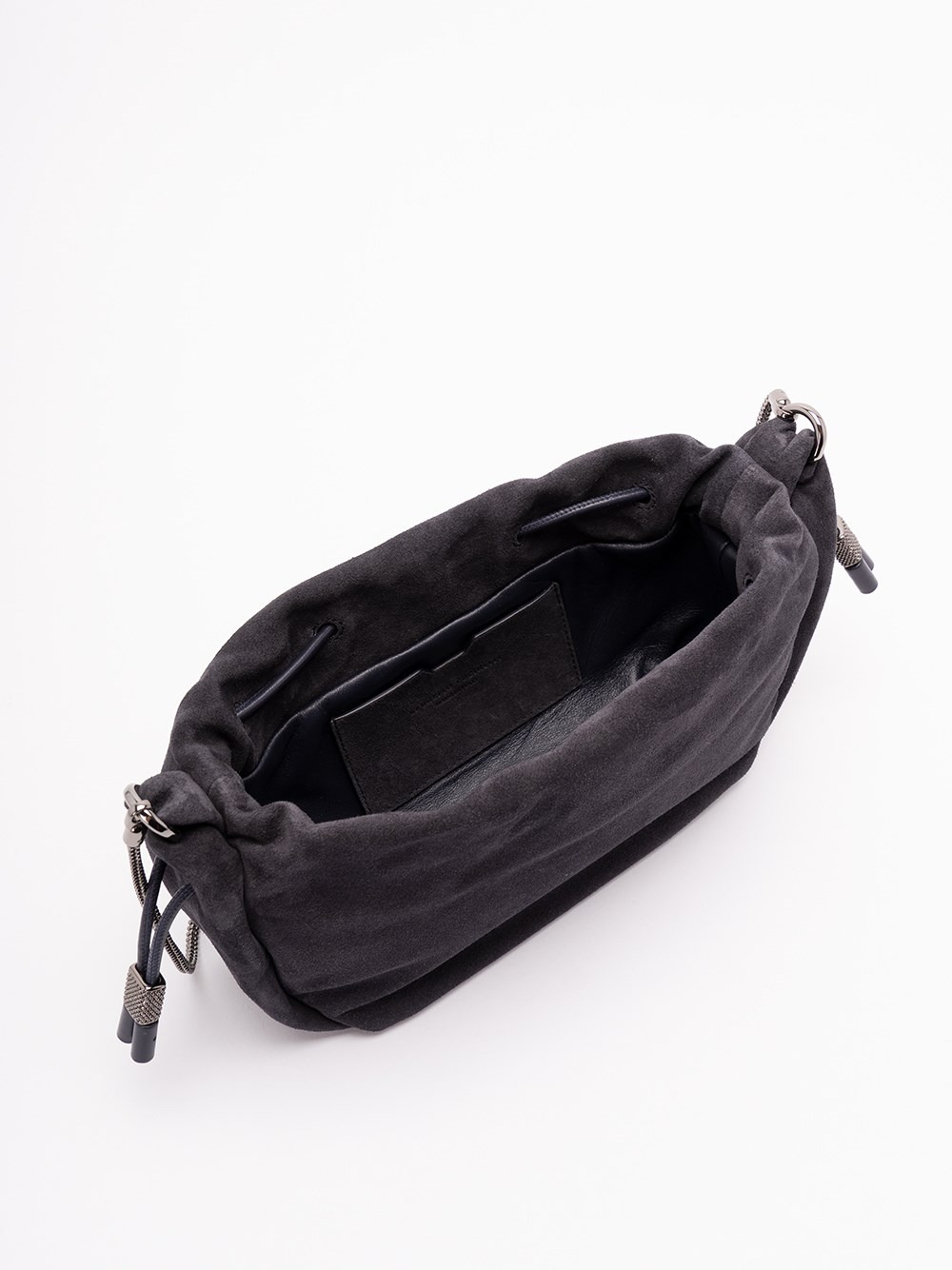 Suede Mini `Mellow` Bucket Bag - 5
