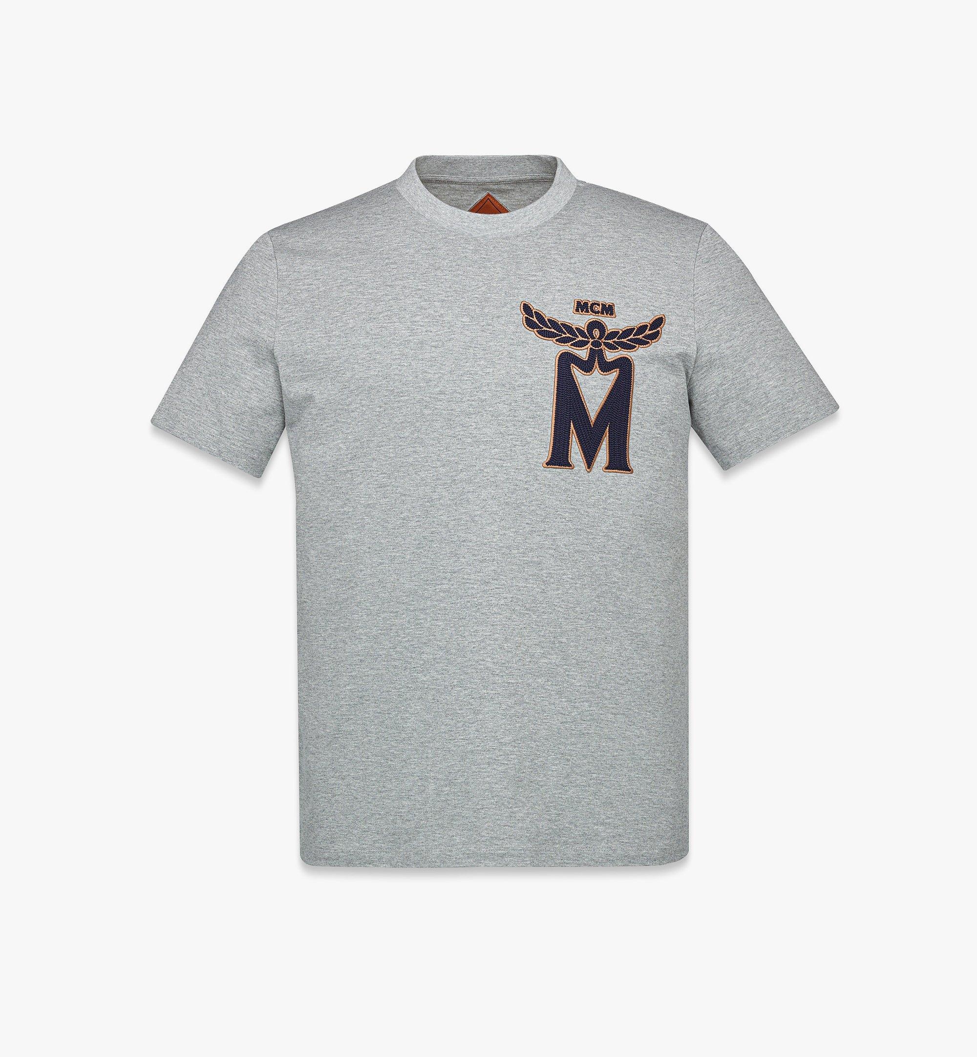 M Logo Embroidery T-Shirt in Organic Cotton - 1