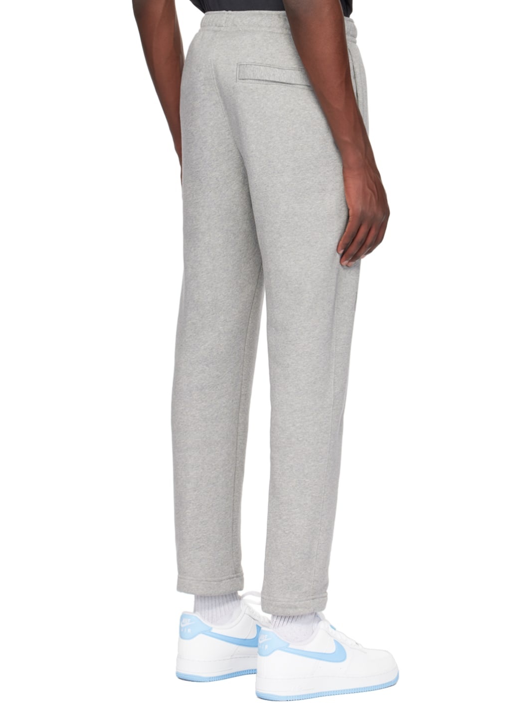 Gray Embroidered Sweatpants - 3