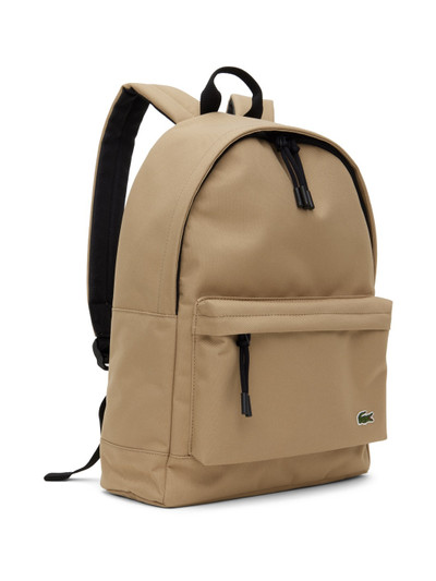 LACOSTE Beige Computer Compartment Backpack outlook