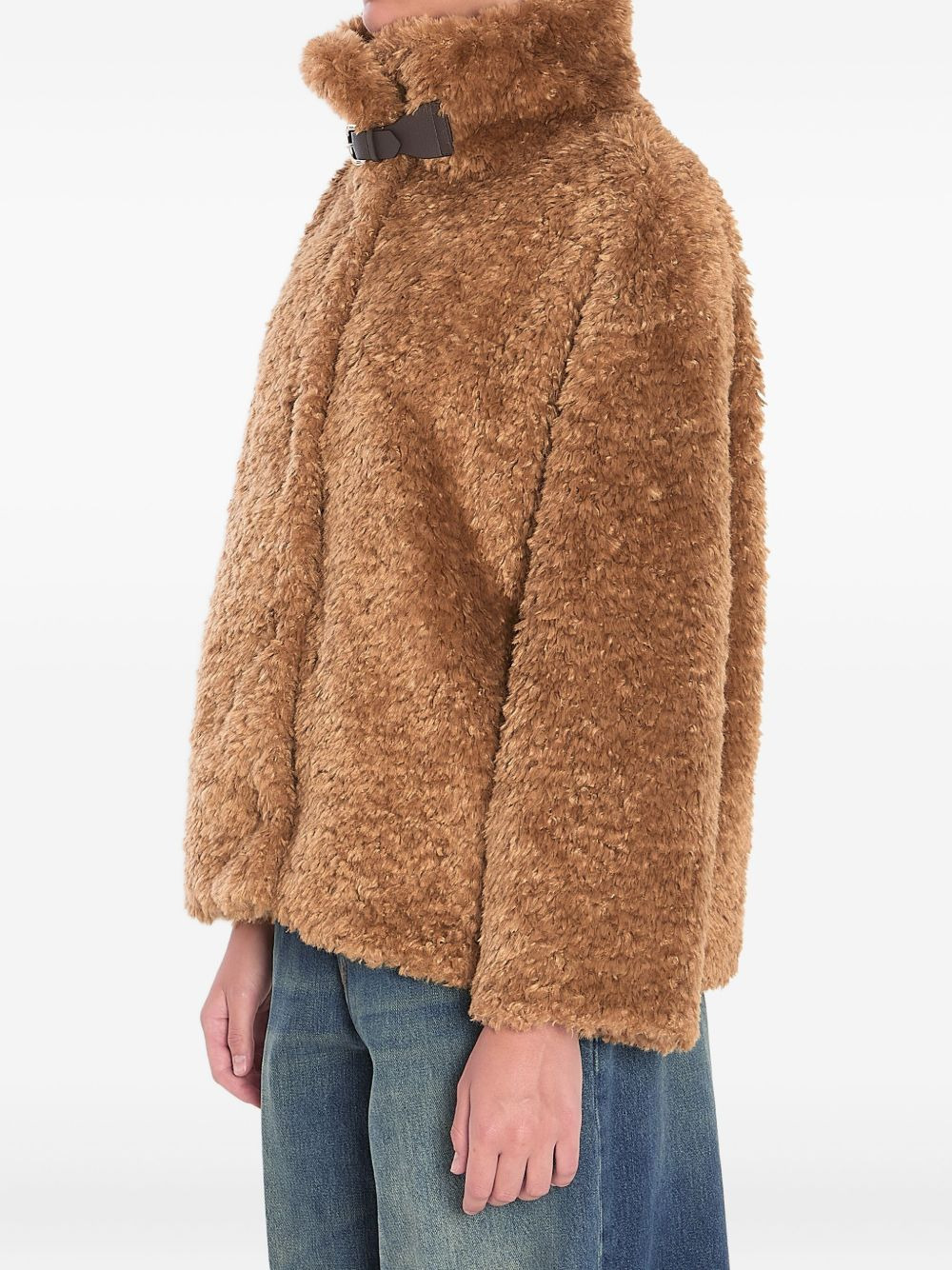 high-collar jacket - 2