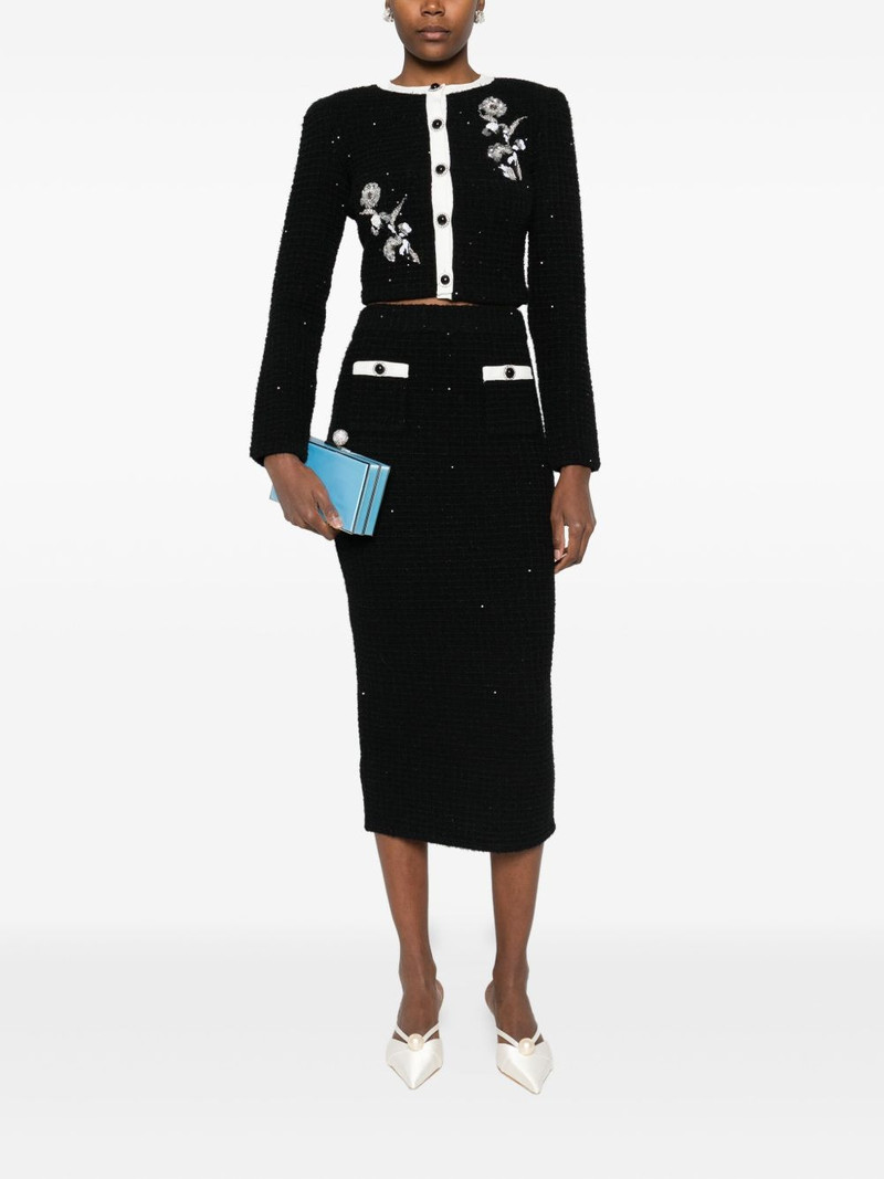 self-portrait button-pocket skirt outlook