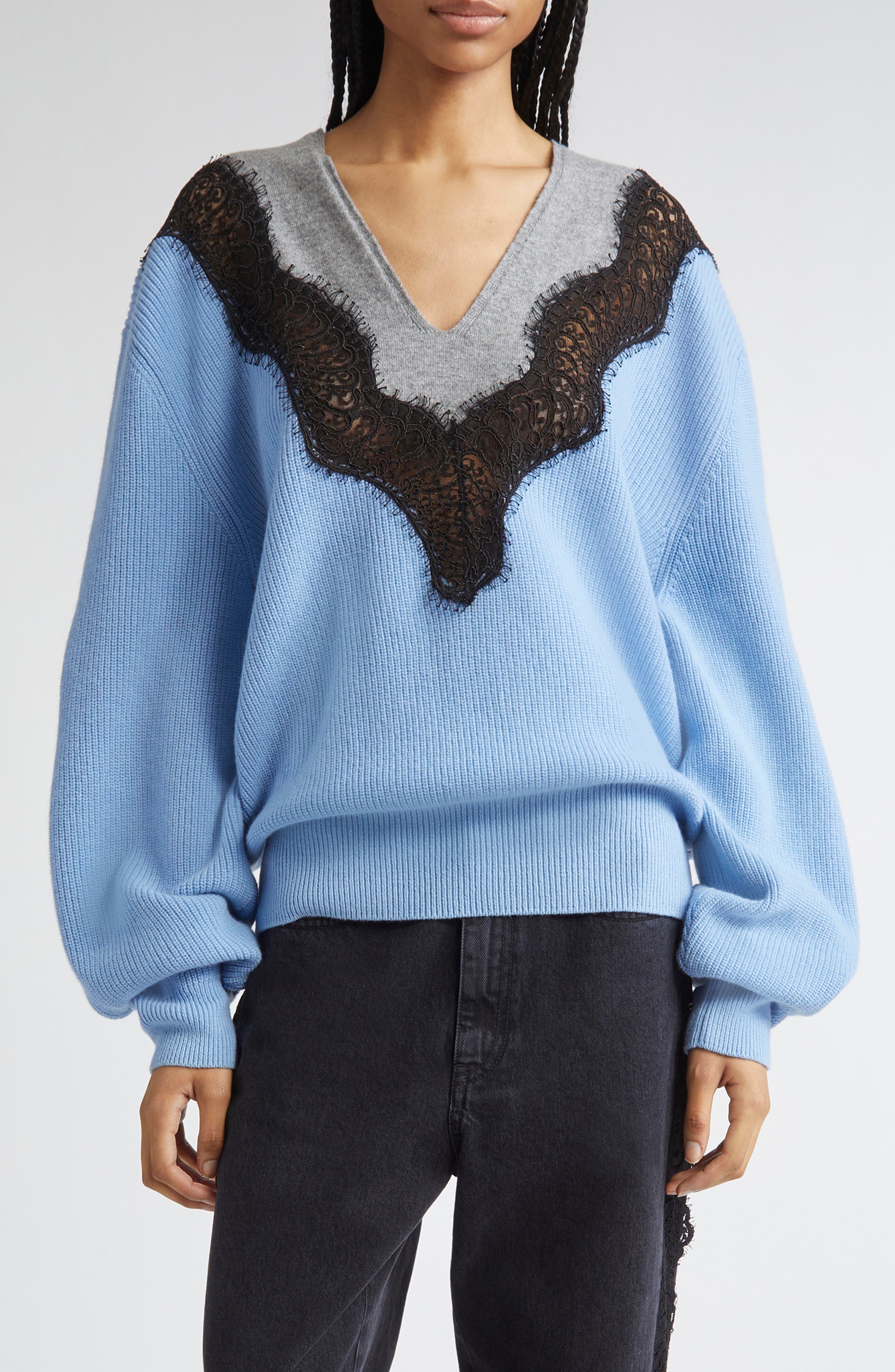 Stella McCartney Miracle Lace Virgin Wool Jumper in 4008 - 1