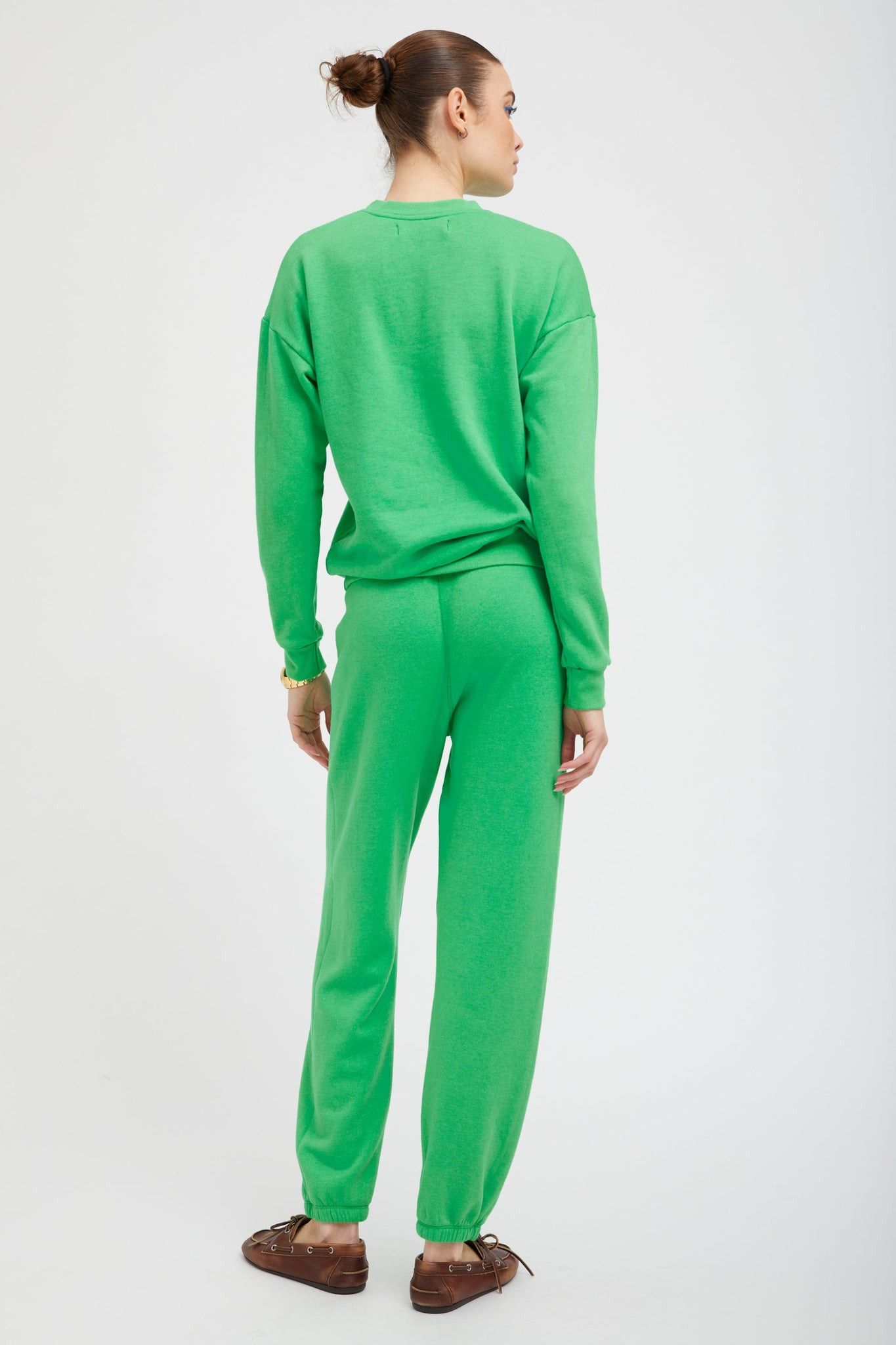 BRIGHT GREEN HEART SWEATSHIRT - 5