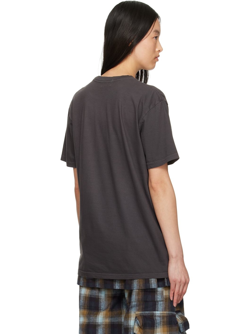 Gray 'L8r' Graphic T-shirt - 3