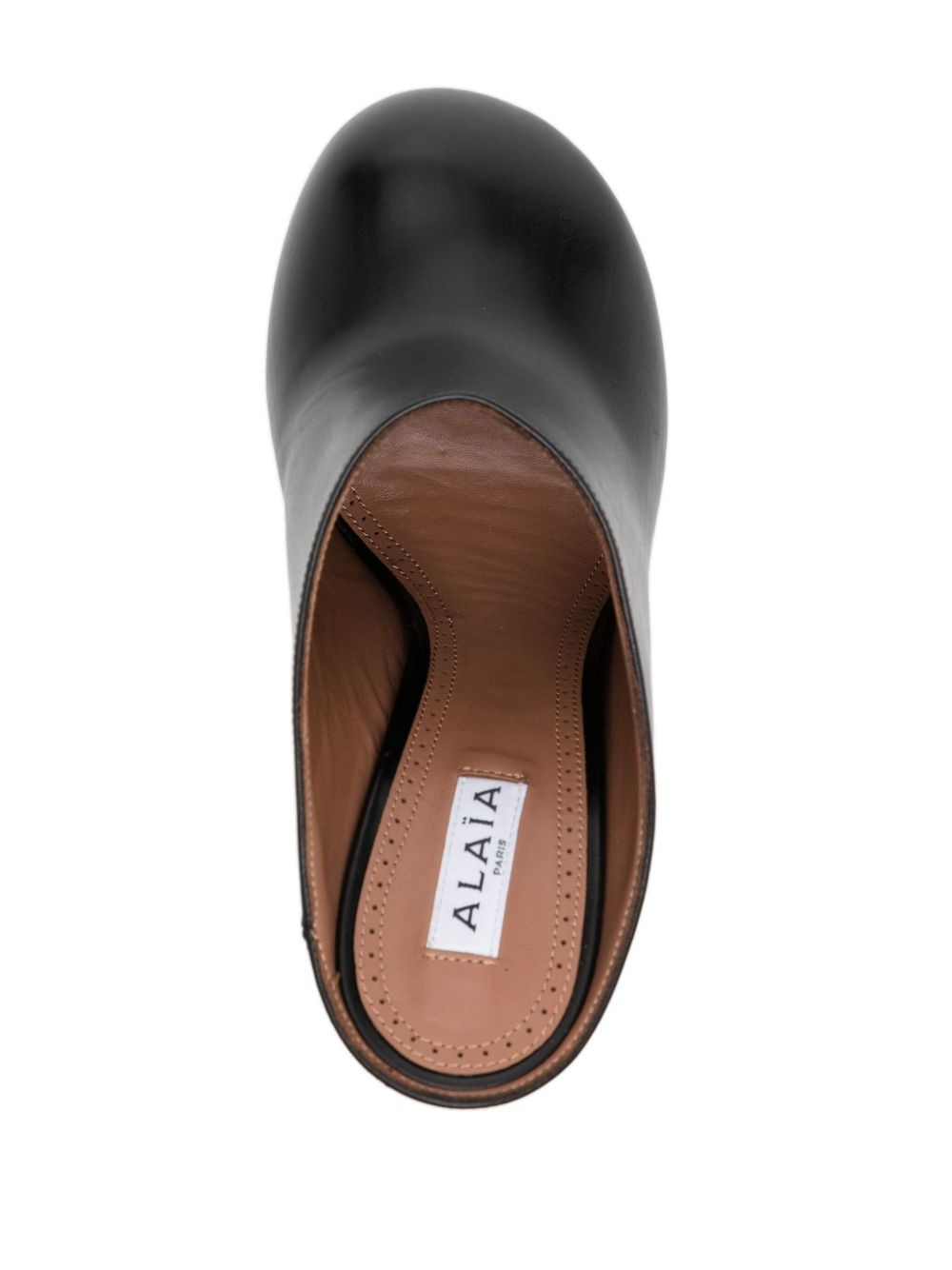 Babylone 90mm leather mules - 4