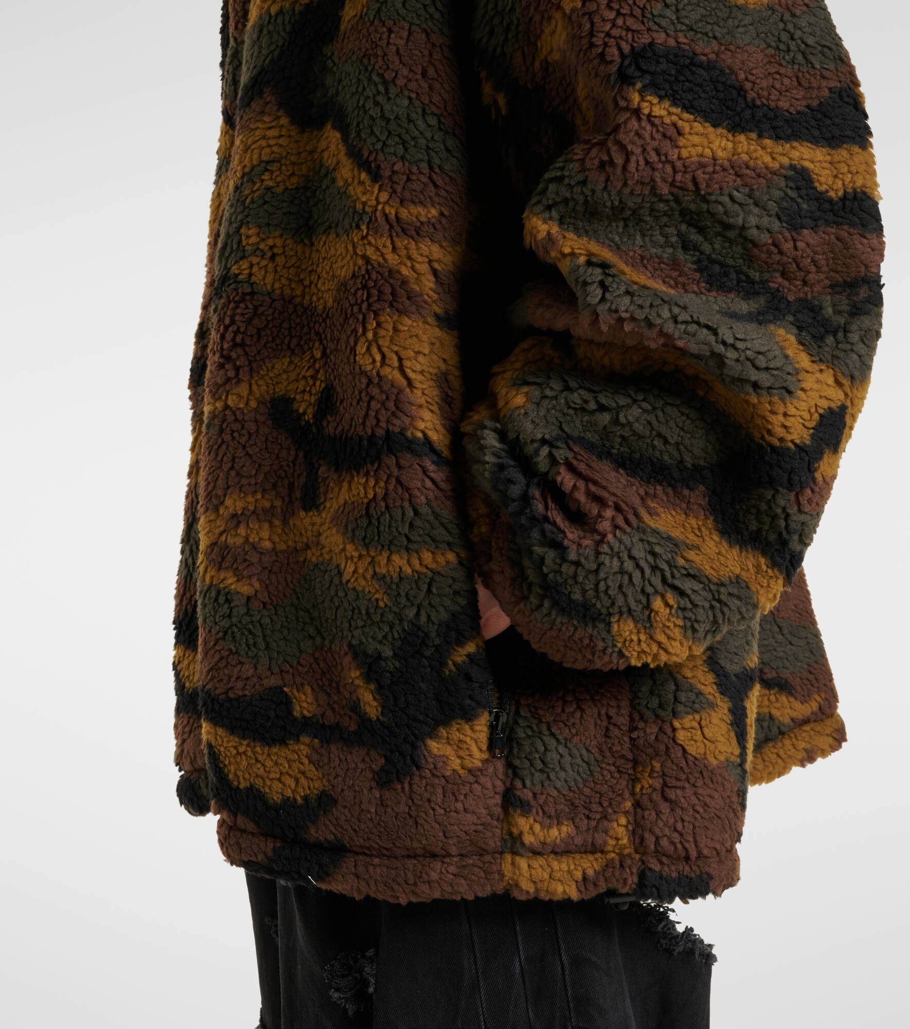 Camo fleece jacket - 5