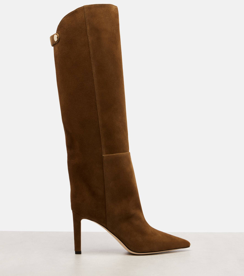 Alizze 85 suede knee-high boots 4