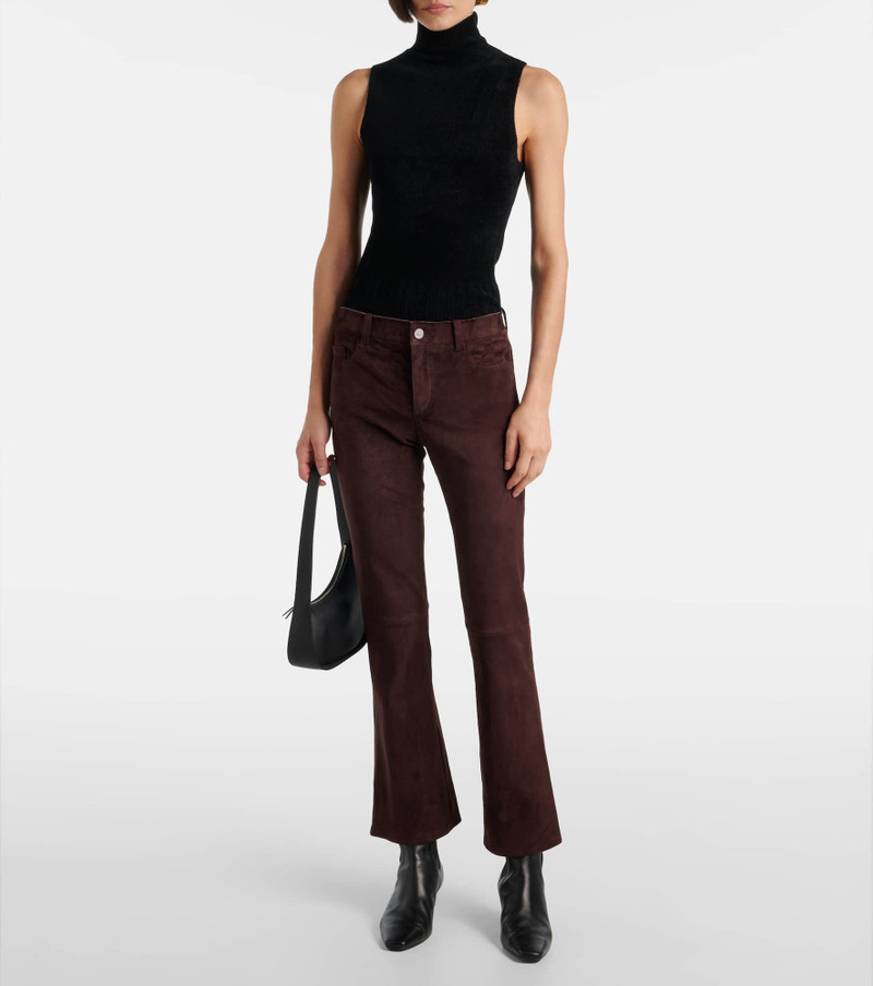 STOULS Dean 22 suede flared pants outlook