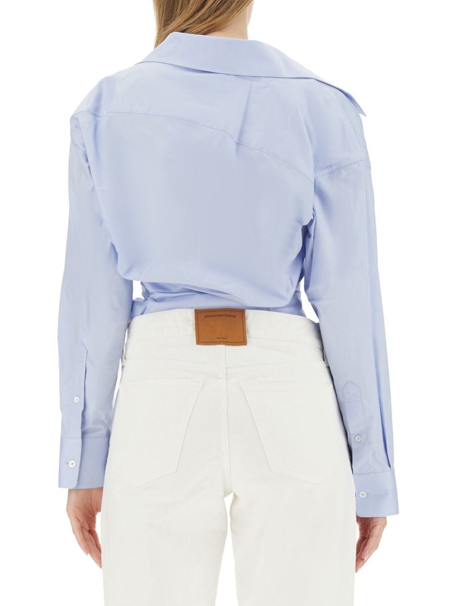 ALEXANDER WANG DRAPED SHIRT - 4