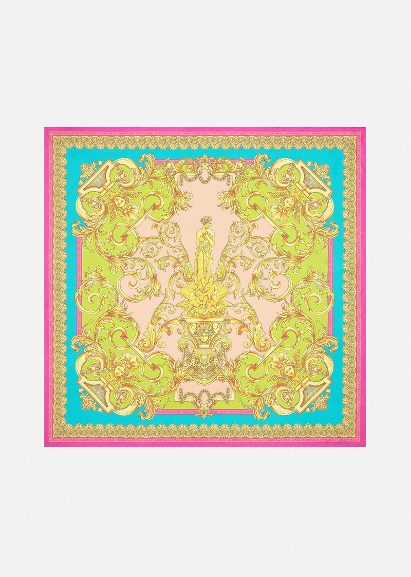Barocco Goddess Silk Foulard 1