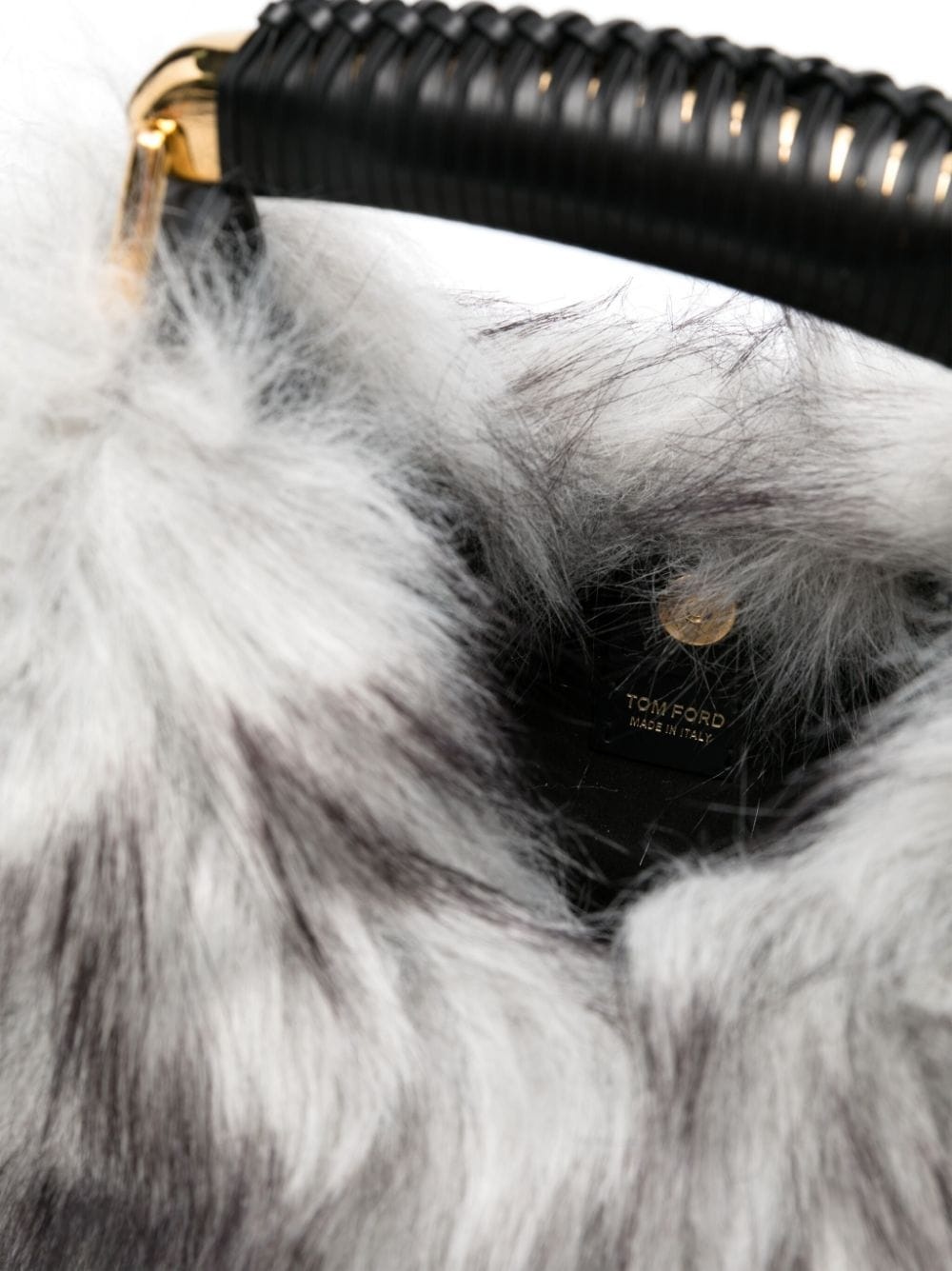 mini Hobo Bianca faux-fur crossbody bag - 5