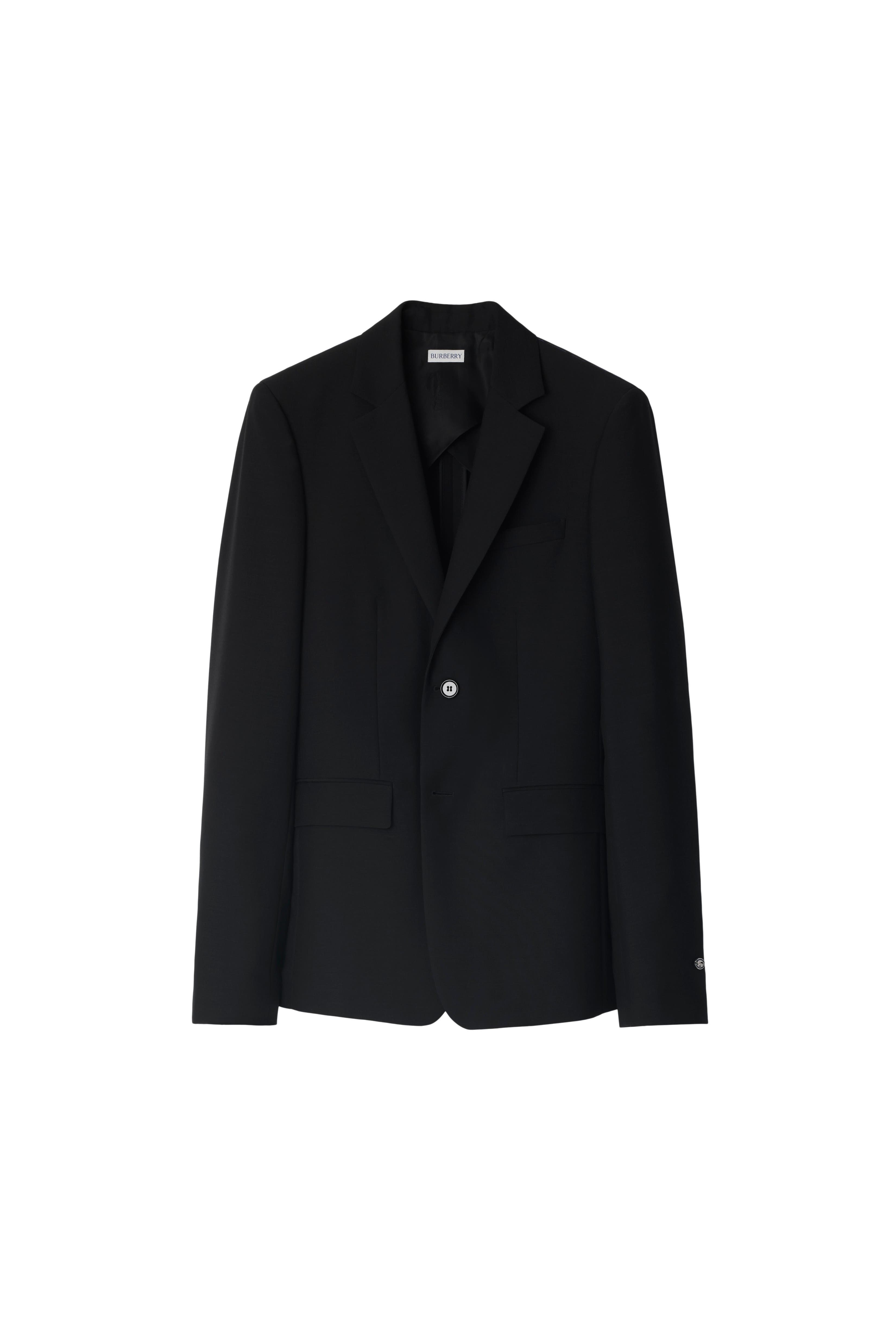 burberry Wool Mohair Tailored Jacket in Black at Nordstrom - 2