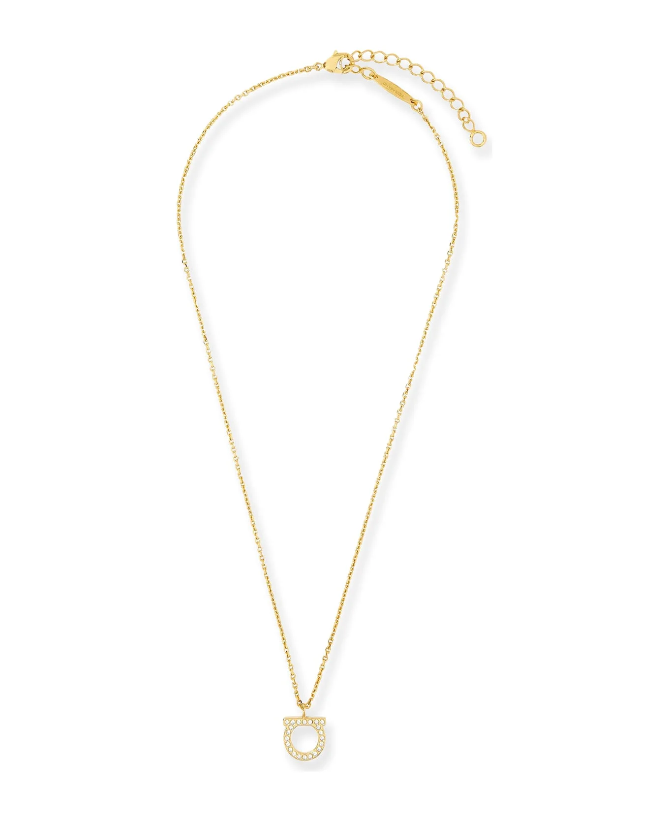 Brass Necklace With Gold Finishes - 1