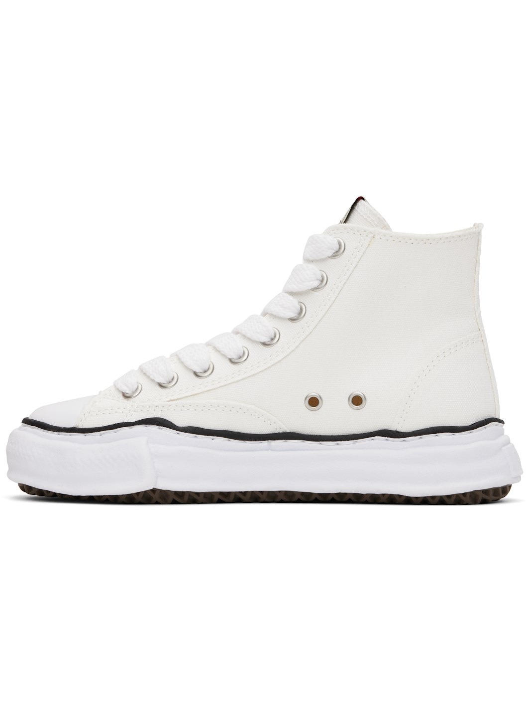 White Peterson OG Sole Canvas High-Top Sneakers - 3