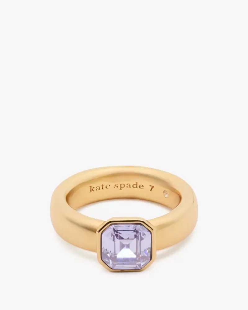 Keep Sparkling Asscher Ring - 1