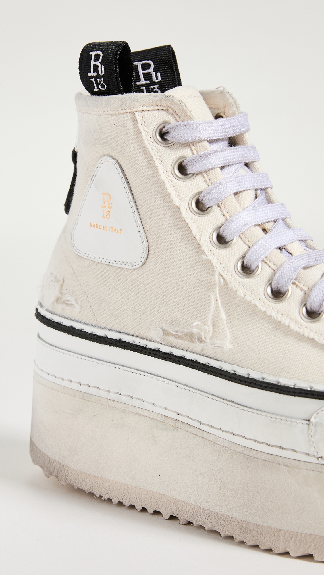 Platform High Top Sneakers - 5