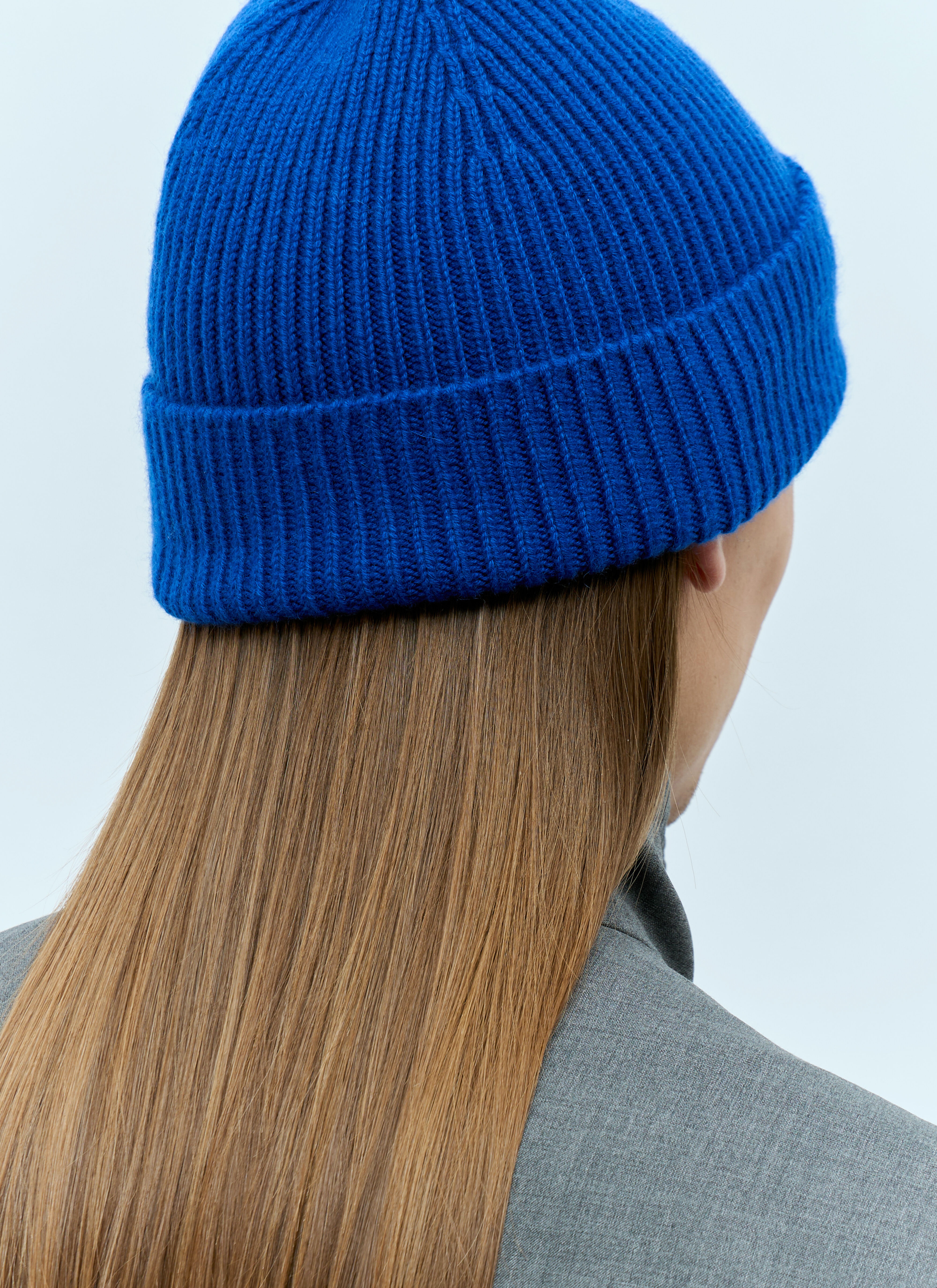 Ribbed Cashmere Beanie - 3