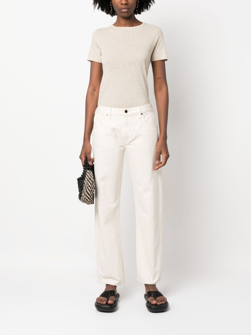 round neck T-shirt - 2