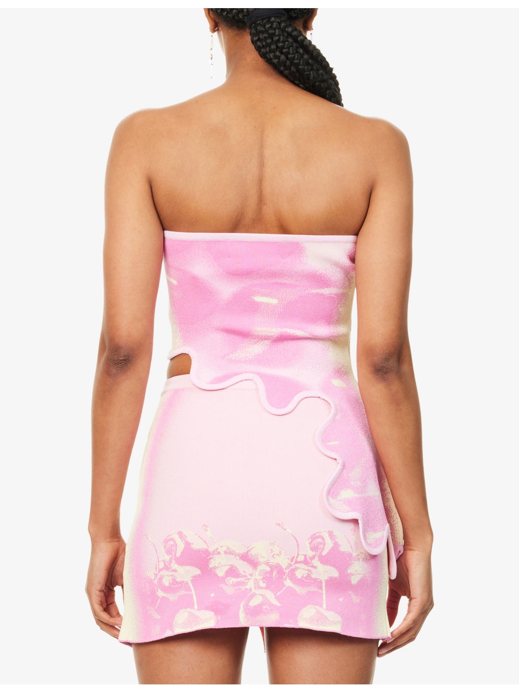 Pomelo Strapless Stretch-Woven Top - 4