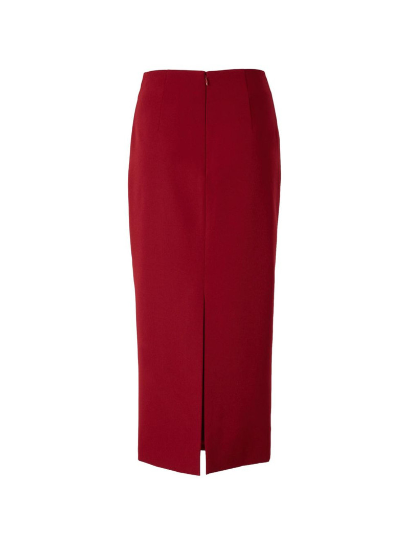 ROLAND MOURET high-waist crepe skirt outlook