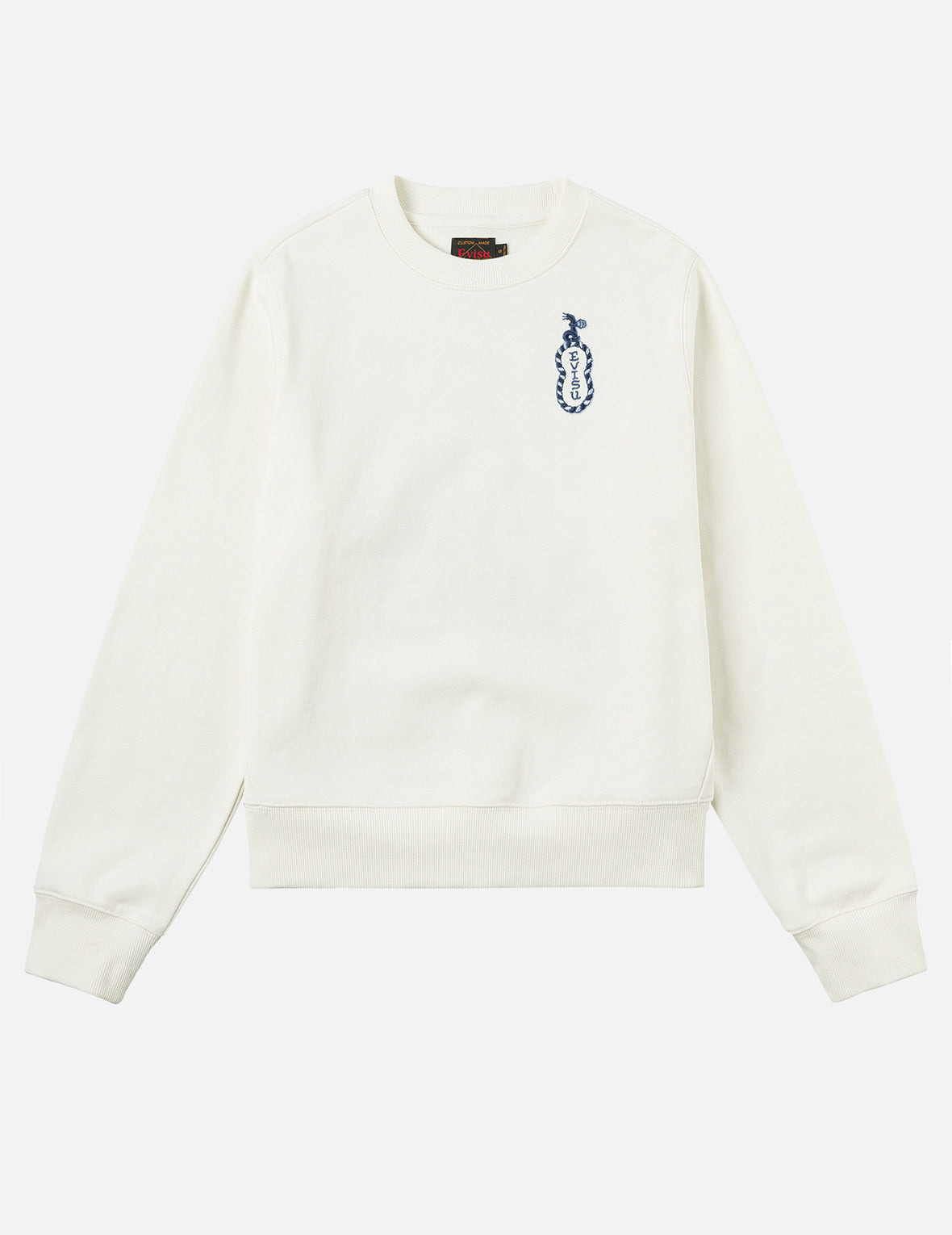 Cat and Logo Embroidery Regular Fit Sweatshirt - 7
