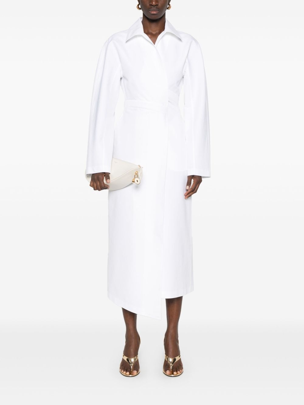 wrap midi dress - 2