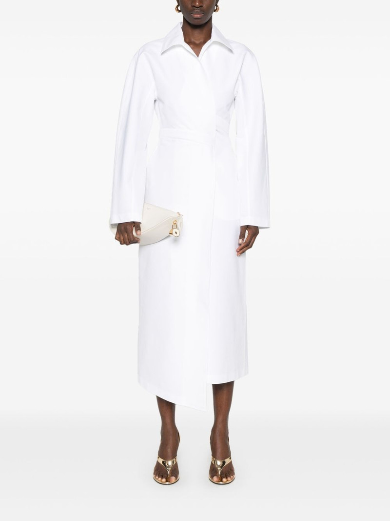 Alaïa wrap midi dress outlook