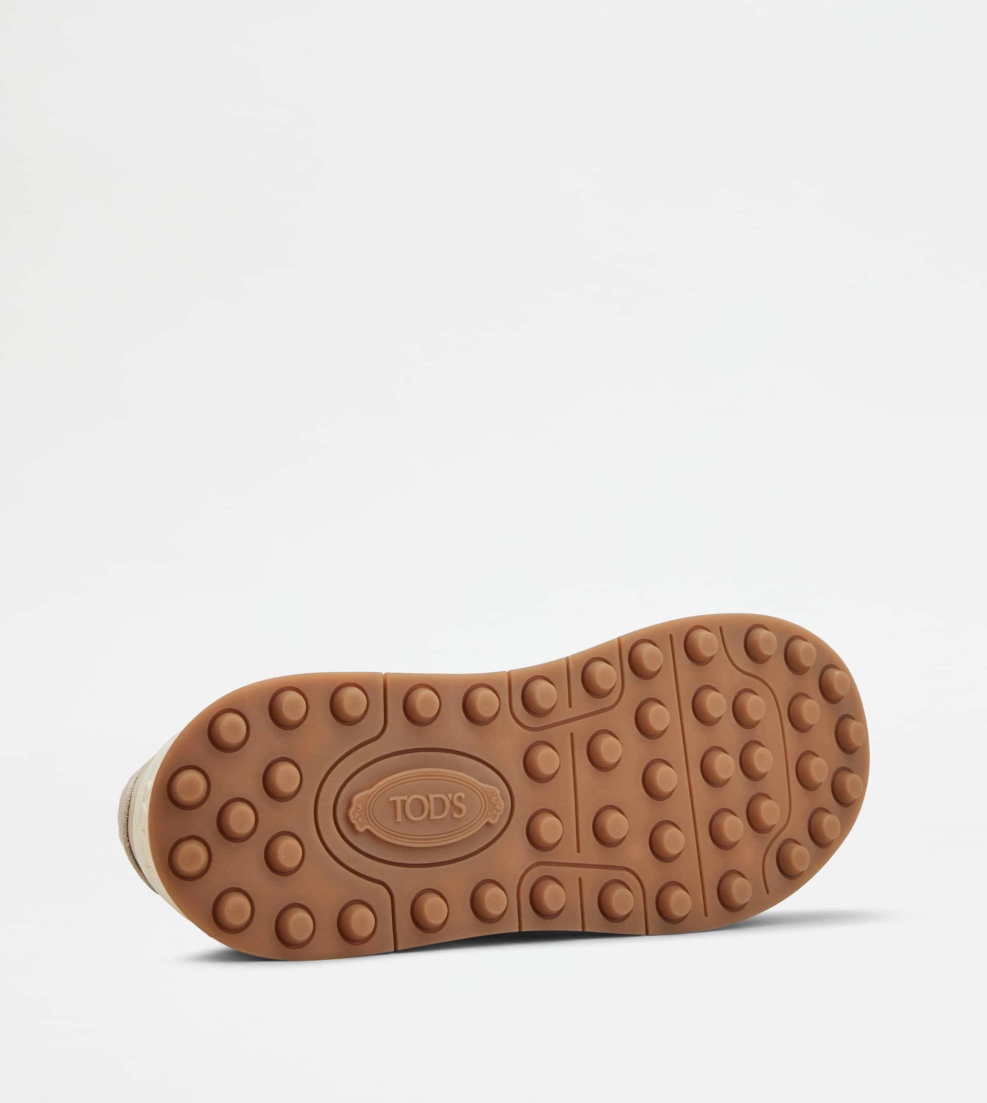 TOD'S SNEAKERS IN LEATHER - GREY, BEIGE, OFF WHITE - 5