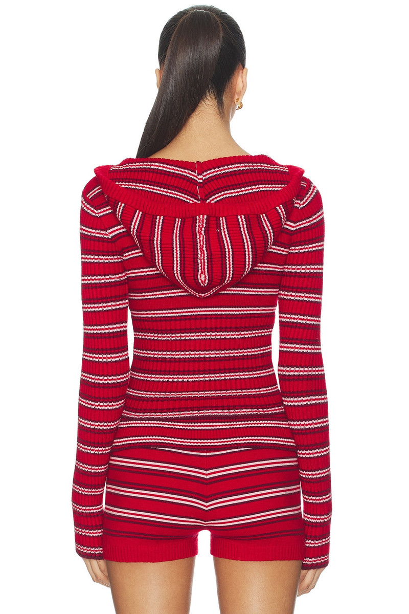 Frankies Bikinis Heritage Cloud Knit Hoodie outlook