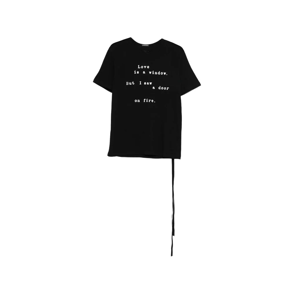 Ann Demeulemeester Black T-Shirts & Vests - T-Shirts Men - 1