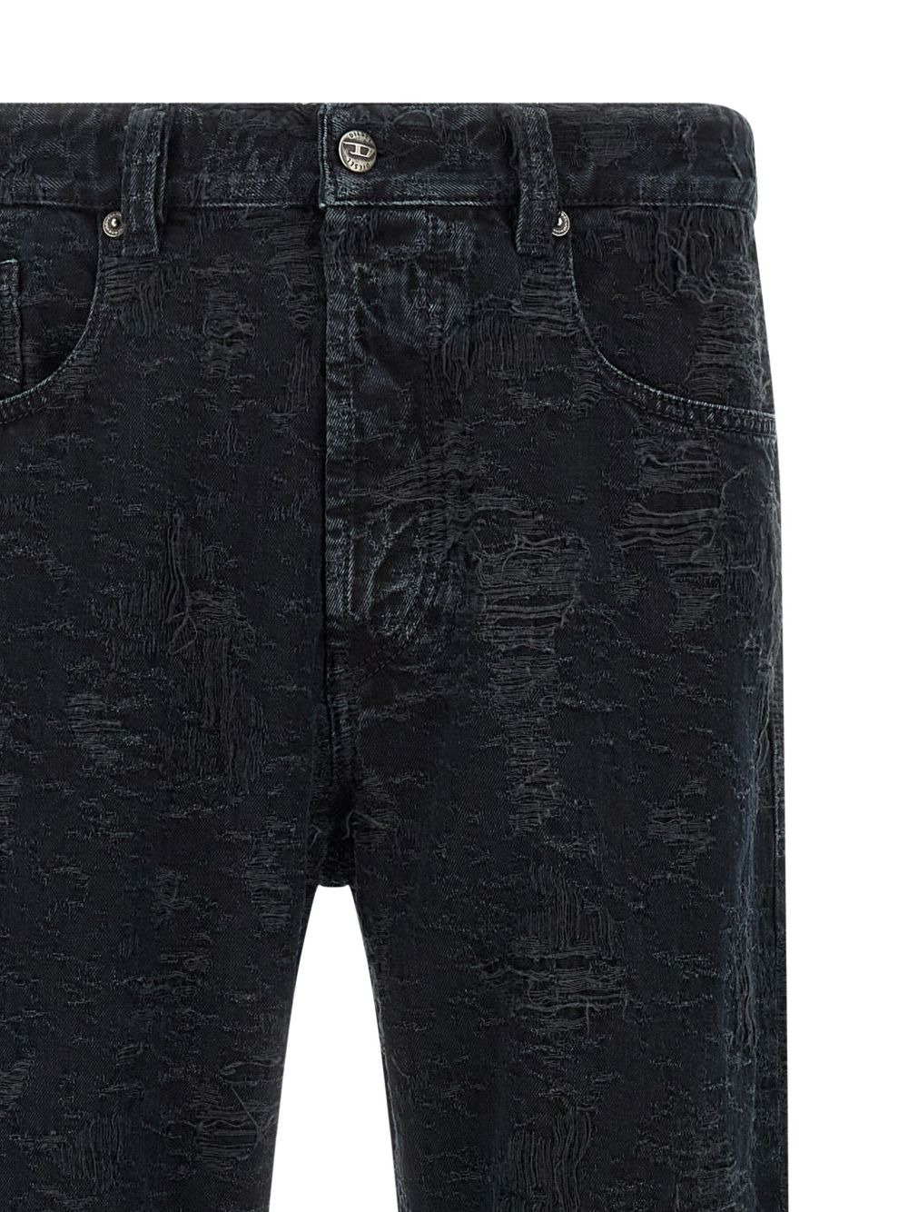 destroyed-effect jeans - 4